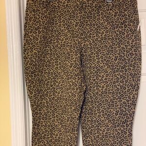 NWT - Old Navy Skinny Pixie Ankle Pants - Cheetah Print - Size 20